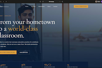 create a modern responsive website using ai or non code tools