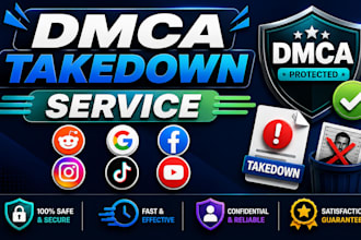 takedown harassing defaming content reddit google instagram tiktok fb yt and x