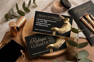 design professional business card and visiting card design