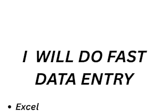 do fast and accurate data entry work