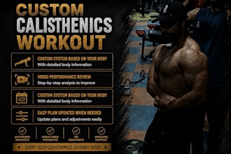create a custom calisthenics workout program