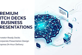 design business presentations and pitch decks urgently