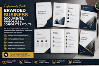 professionally create branded business documents proposals and corporate layouts