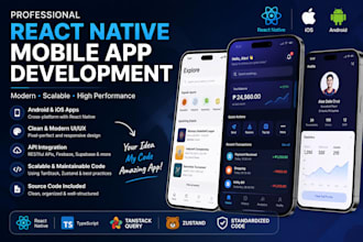 do react native mobile application development