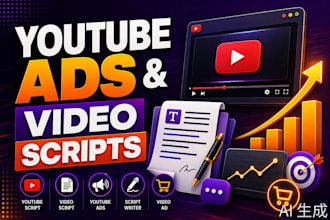 write an amazing video script or youtube ad