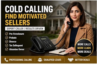 do real estate cold calling and find motivated sellers