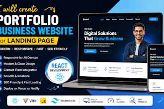 create portfolios, websites and landing pages