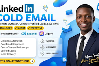 automate linkedin outreach and cold email campaigns for b2b sales