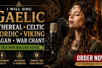 record authentic celtic folk irish traditional vocal song