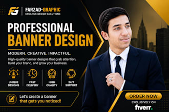 design modern professional banners