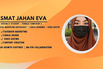 do professional canva graphic design for social media