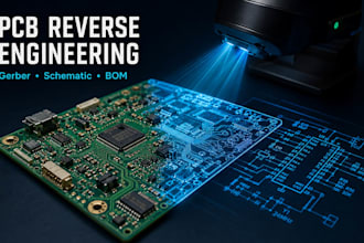 do pcb reverse engineering and pcb clone with gerber and schematic