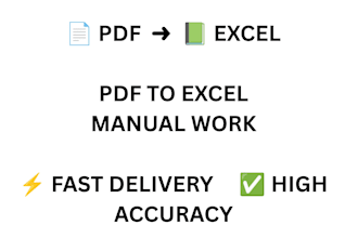 convert PDF to excel