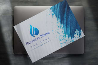 do a professional business card and modern brand identity