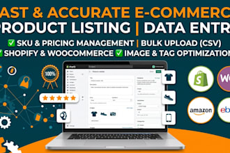 manage ecommerce product data entry and upload