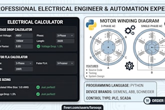 build  python electrical calculators and winding diagrams