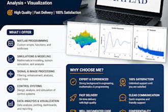 develop matlab and simulink models for engineering projects