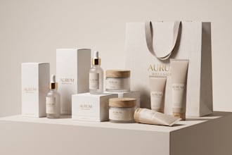 professional product packaging design, label, box, pouch, 3d mockup