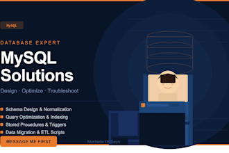 design, optimize, and fix your mysql database and queries