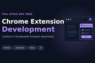 develop custom chrome browser extension with ai integration