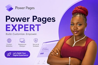 develop microsoft powerpage portals and secure customer portals