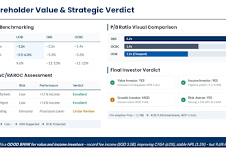 create a professional financial analysis presentation