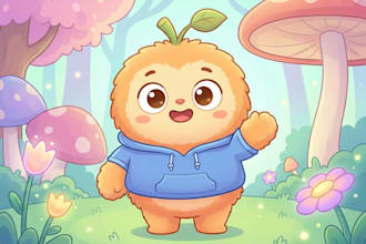 draw cute cartoon character