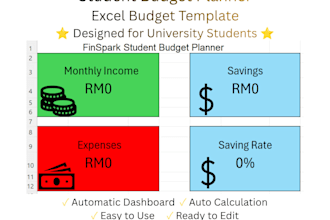 create a custom excel budget planner and finance dashboard