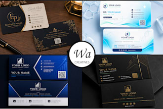 design a unique modern business card for your brand