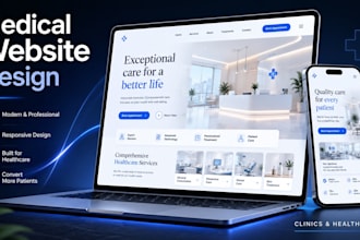 design a high converting medical clinic website