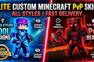 design elite custom minecraft anime skins