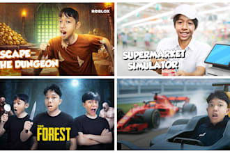 create an eyecatching youtube thumbnail design