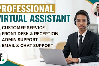 be your professional virtual assistant for front desk