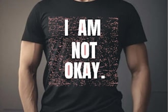 design emotional motivational typography tshirt