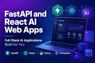 build a fastapi and react ai web app for your project