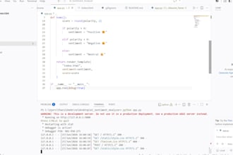create ai sentiment analysis python