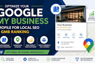 optimize google my business profile for local SEO and gmb ranking