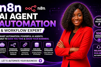 build n8n ai automation, hubspot, zoho CRM workflow and ai agent n8n ai agent