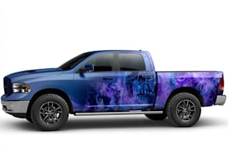 car wrap vehicle wrap truck wrap racing car wrap
