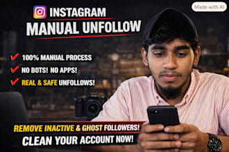 manually unfollow instagram accounts safely and accurately