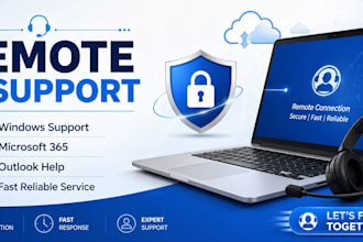 provide IT support for windows teams outlook o365 and instl