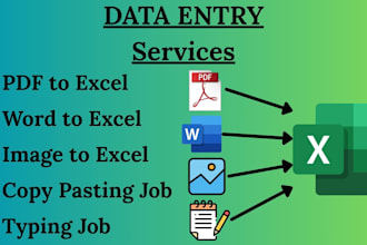convert PDF, word, and images into excel spreadsheets with clean formatting