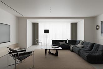 create photorealistic 8k 3d interior rendering with