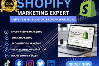 do shopify marketing to boost shopify sales and traffic