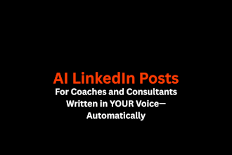 write linkedin posts for coaches and consultants using ai
