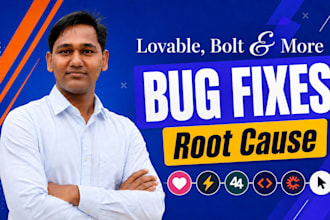 fix bugs and refactor your lovable, bolt, replit, cursor or claud vibe coded app