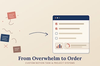 build your custom notion task and project tracking system
