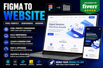 convert figma to website