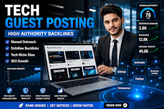 provide tech guest posting services with dofollow backlinks