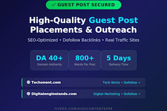 do white hat guest post outreach and link building for SEO agencies